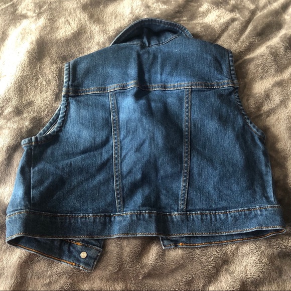 Gymboree Girls' Jeans Vest - Picture 2 of 3